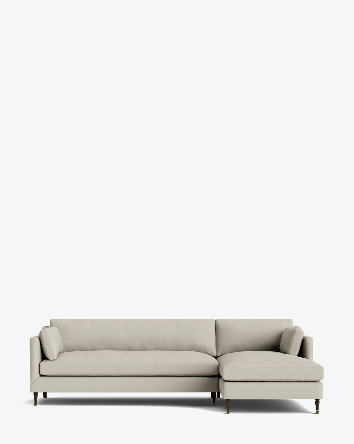 Haverford Upholstered Right Chaise Sectional 113" - Image 43