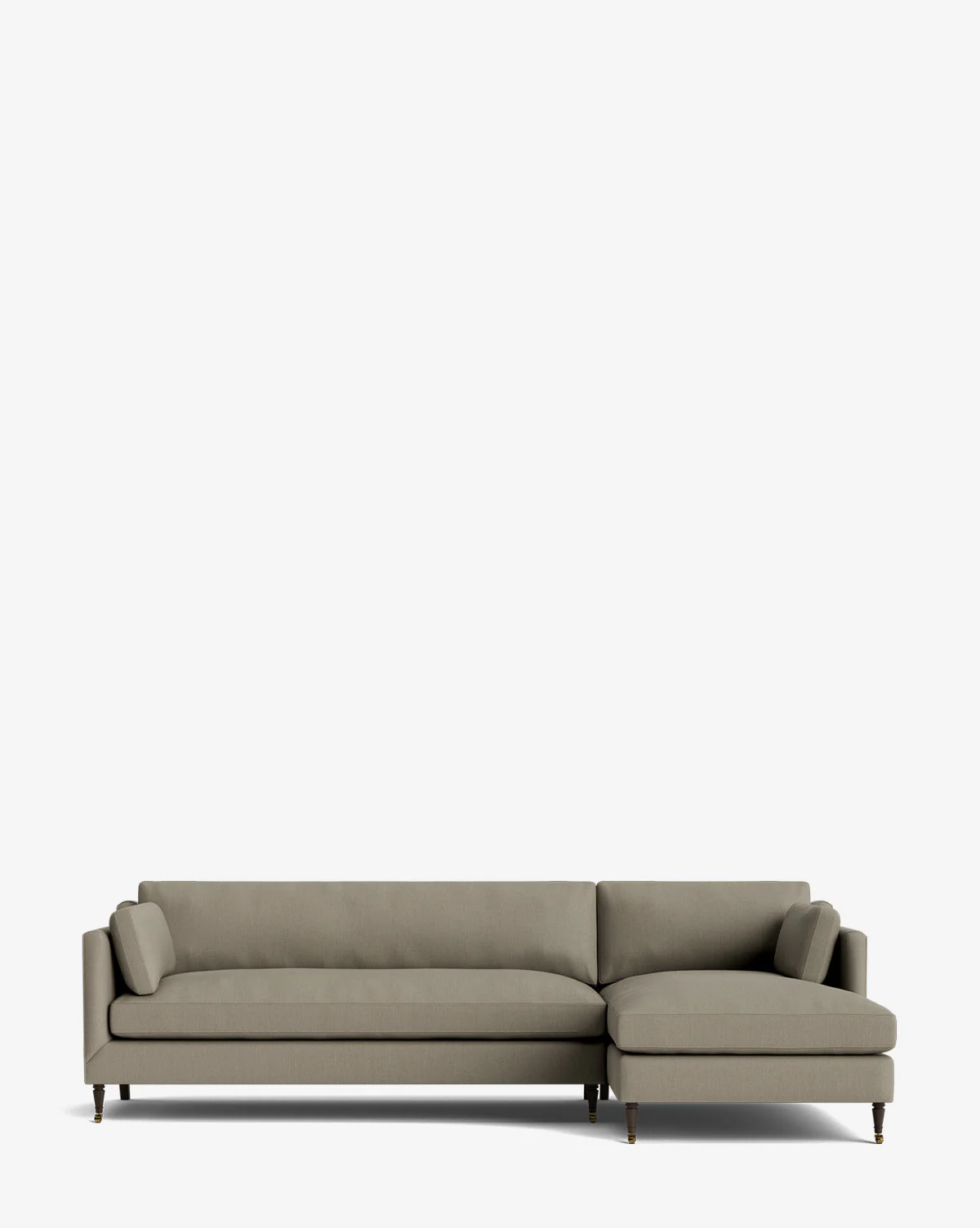 Haverford Upholstered Right Chaise Sectional 113" - Image 45