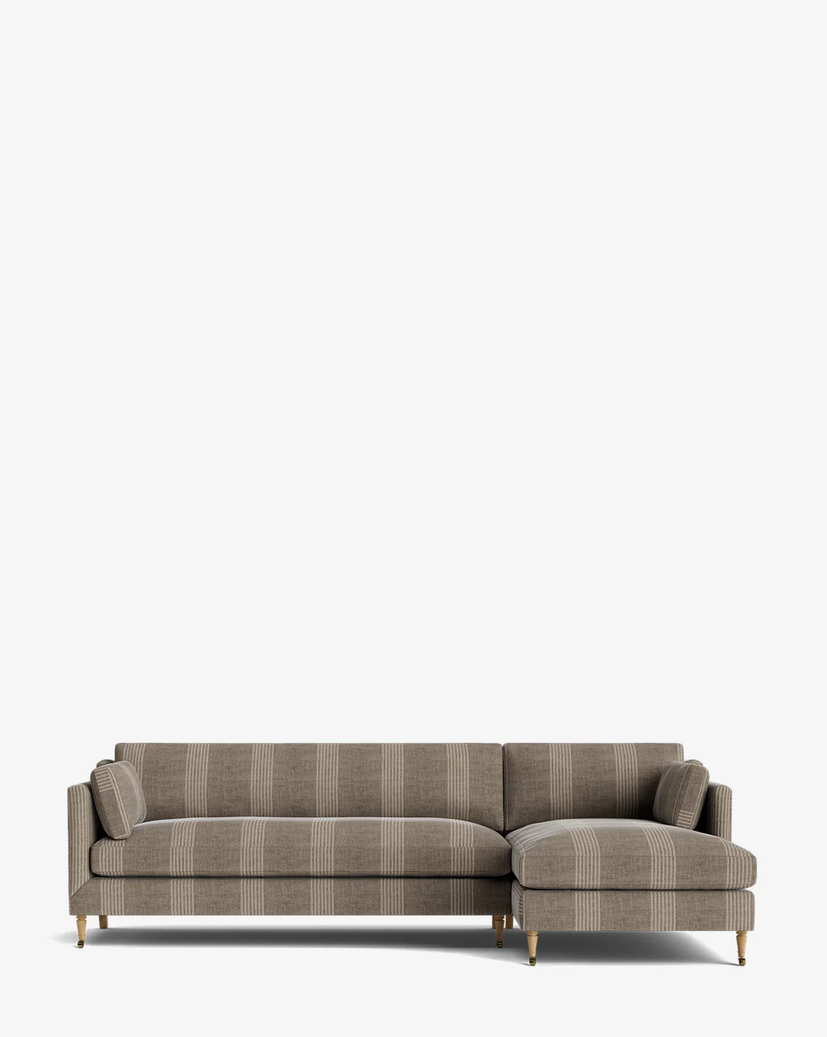 Haverford Upholstered Right Chaise Sectional 113" - Image 49