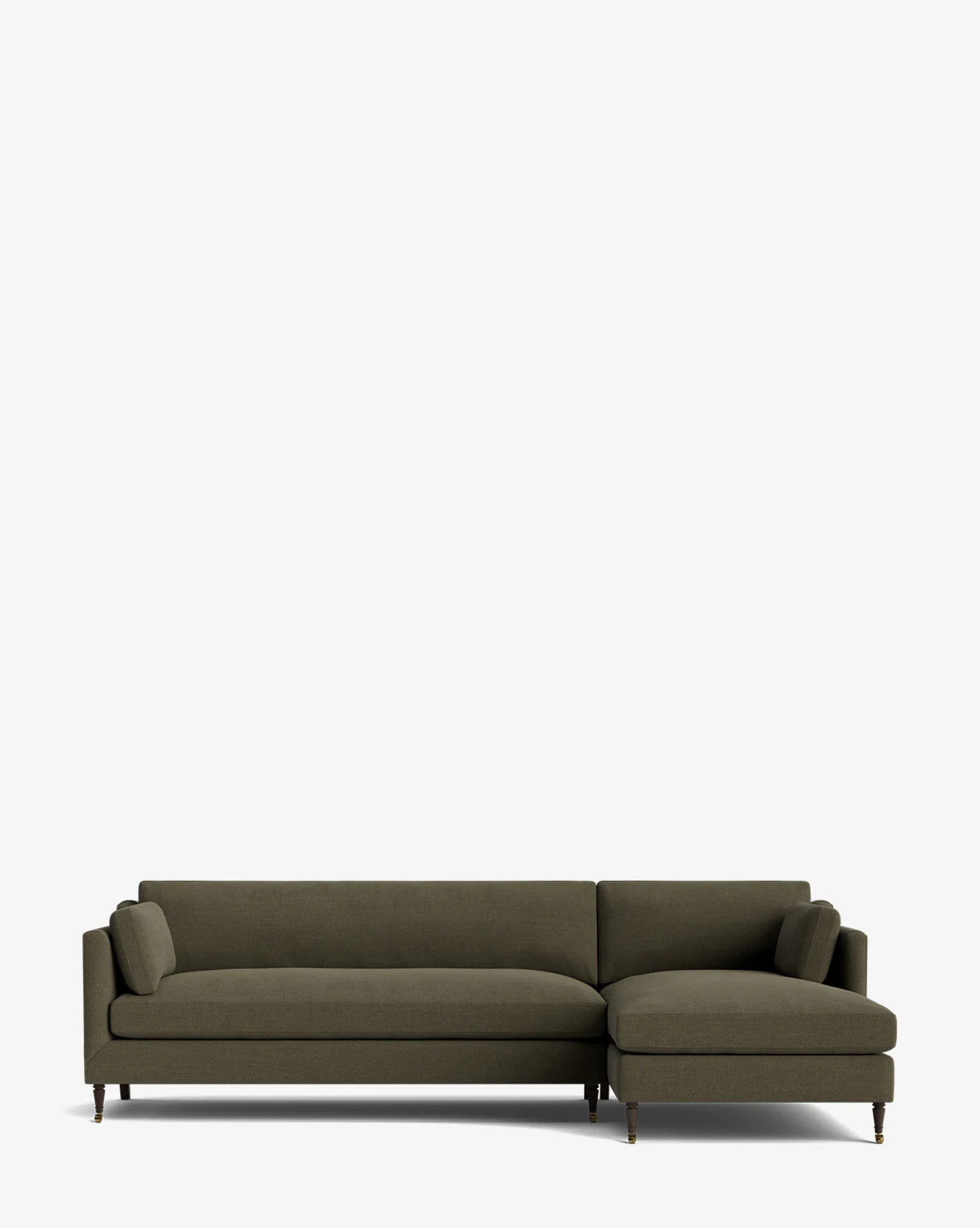 Haverford Upholstered Right Chaise Sectional 113" - Image 5