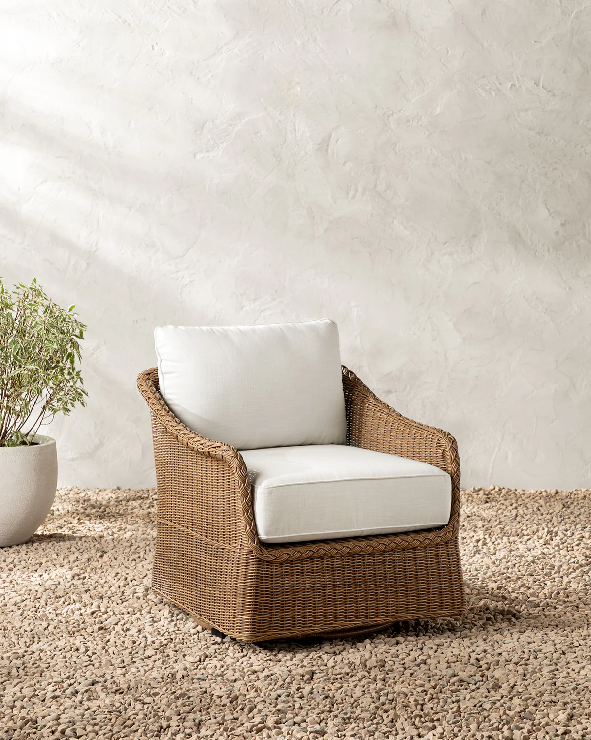 Haviland Outdoor Swivel Lounge Chair - Image 8