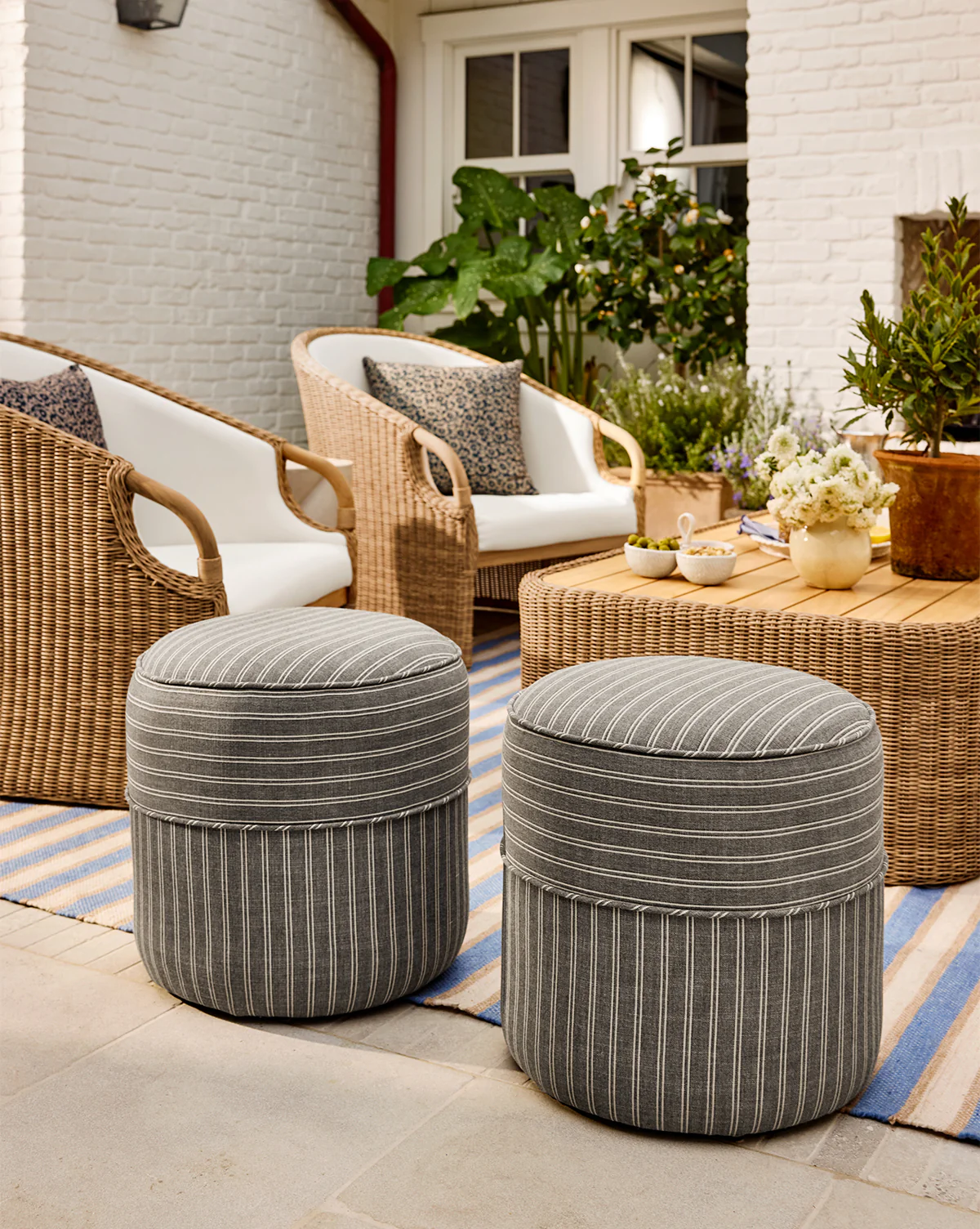 Haviland Upholstered Ottoman - Image 5