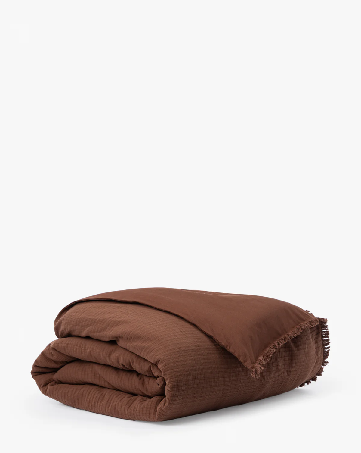 Hendricks Chocolate Cotton Duvet Cover - Image 2