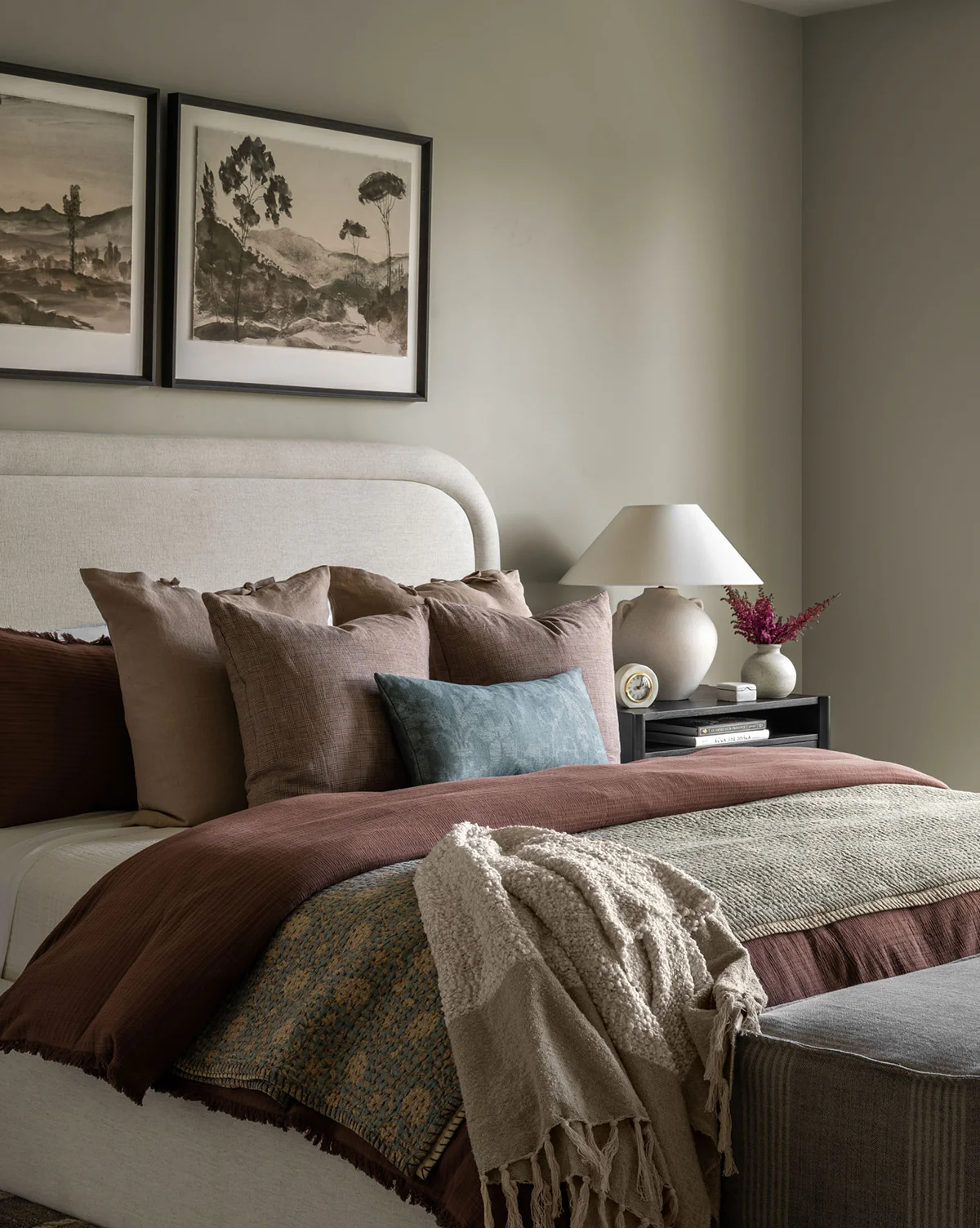Hendricks Chocolate Cotton Duvet Cover - Image 5