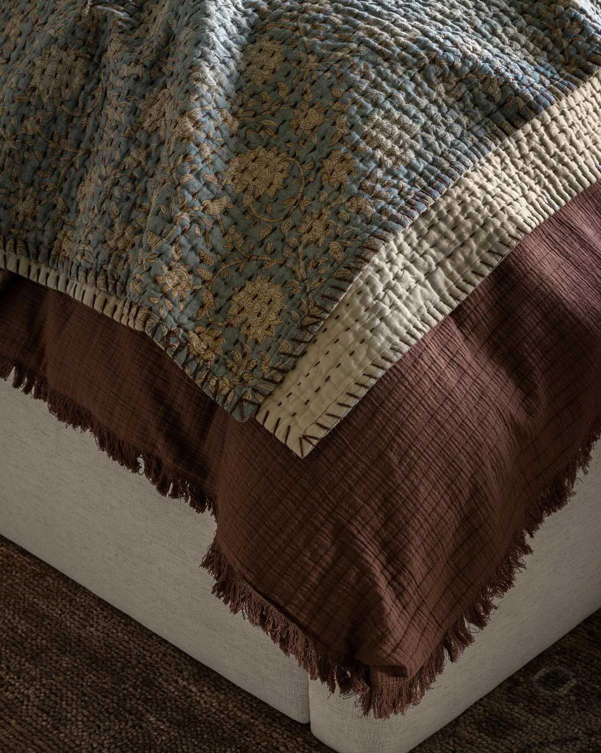Hendricks Chocolate Cotton Duvet Cover - Image 6