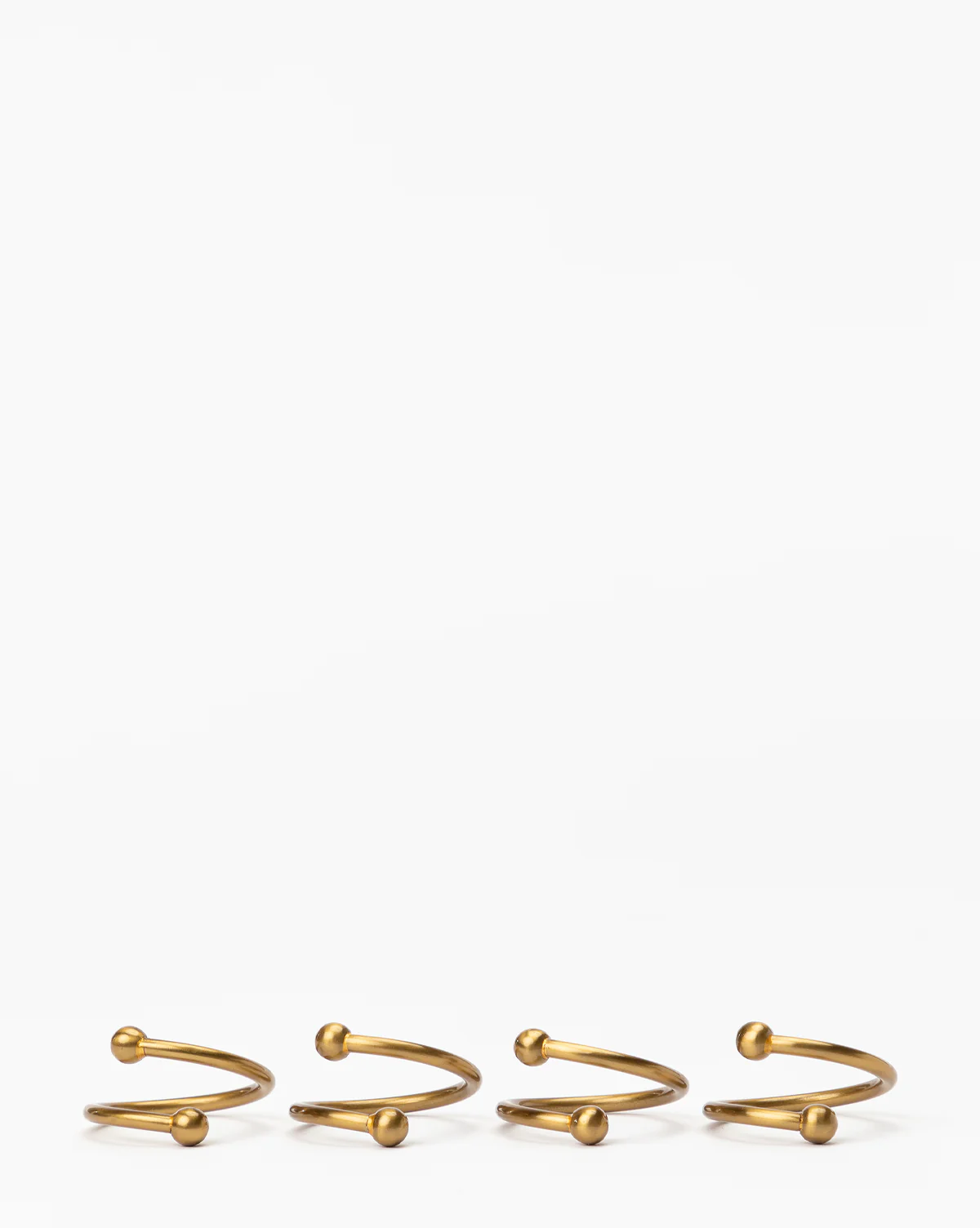 Kinne Metal Napkin Rings (Set of 4)