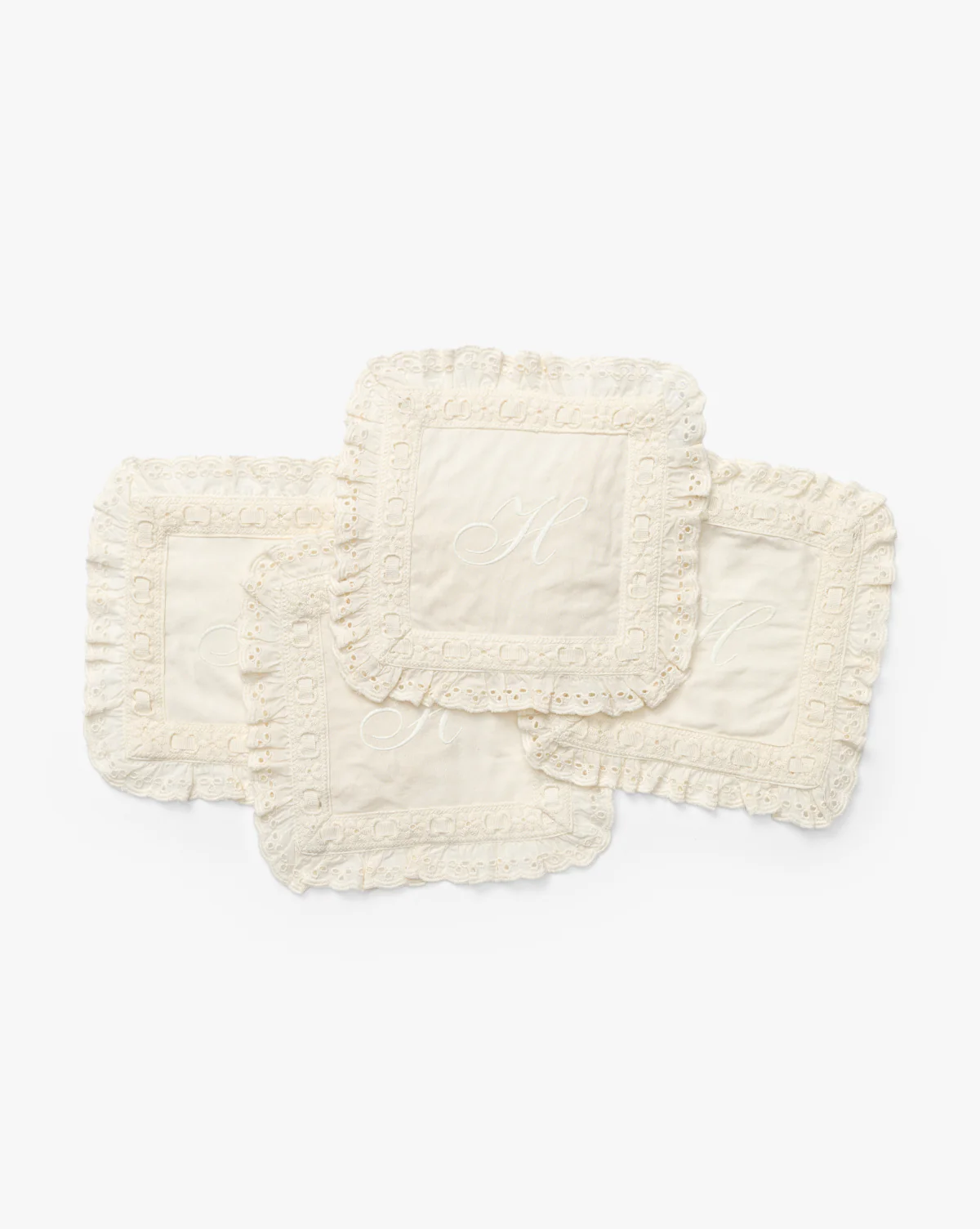 Lace Trim Cocktail Napkins (Set of 4) - Image 3