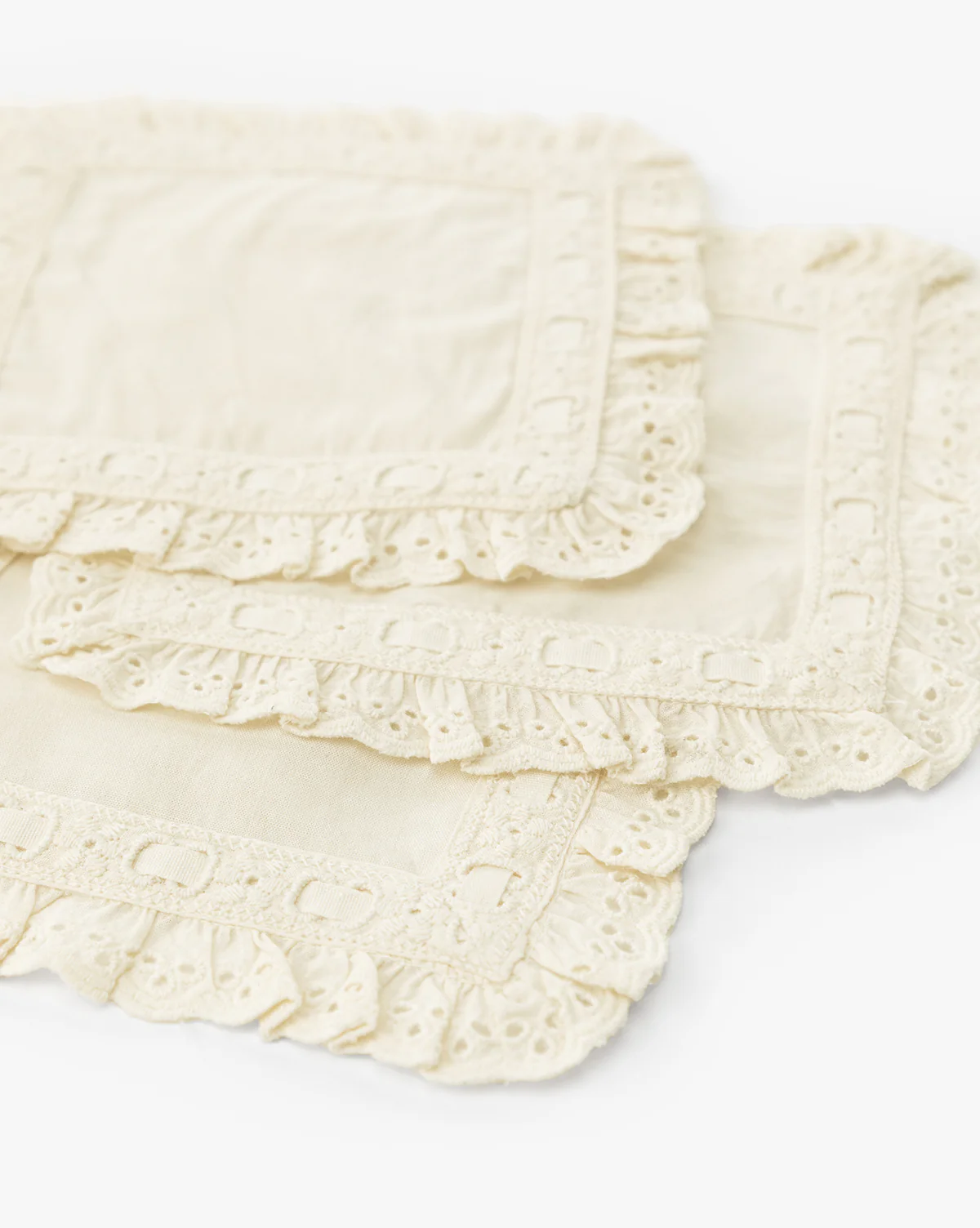 Lace Trim Cocktail Napkins (Set of 4) - Image 4
