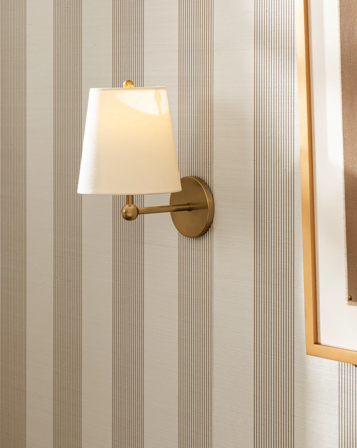 Leah Striped Sisal Wallpaper - Image 3