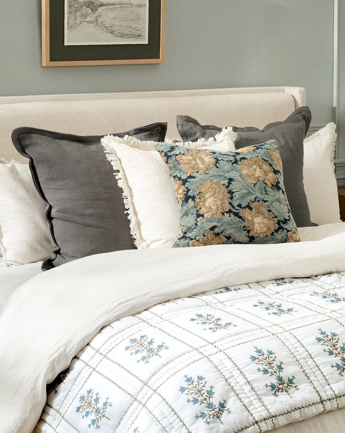 Liam Double Flange Pillow Cover - Image 13
