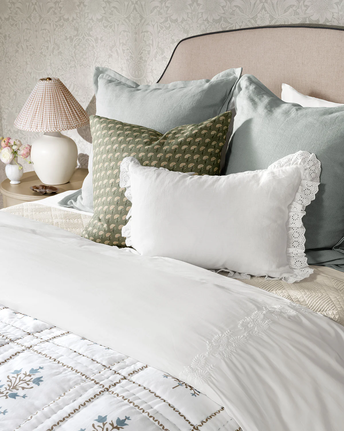 Liam Double Flange Pillow Cover - Image 20