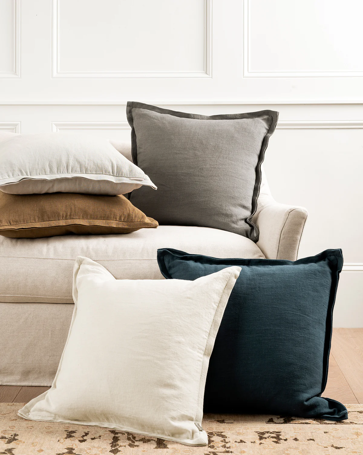 Liam Double Flange Pillow Cover - Image 4