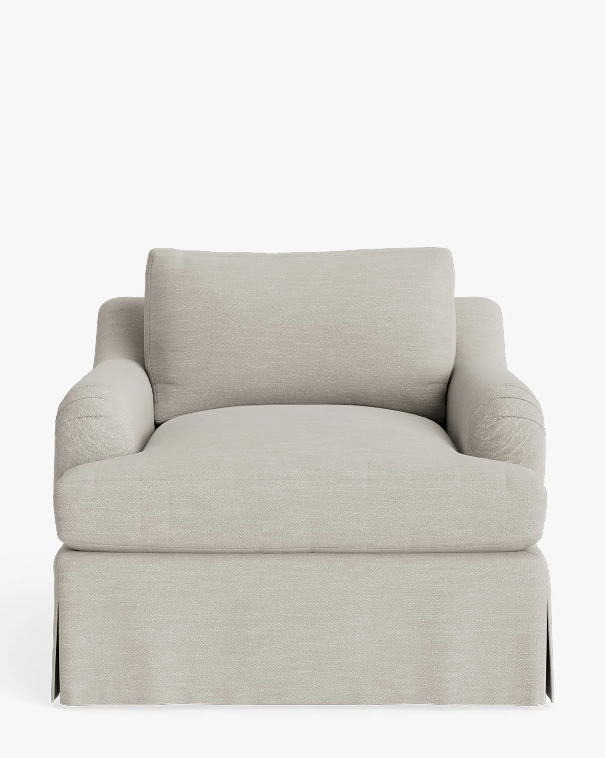 Lucille Skirted English Roll Arm Lounge Chair - Image 17