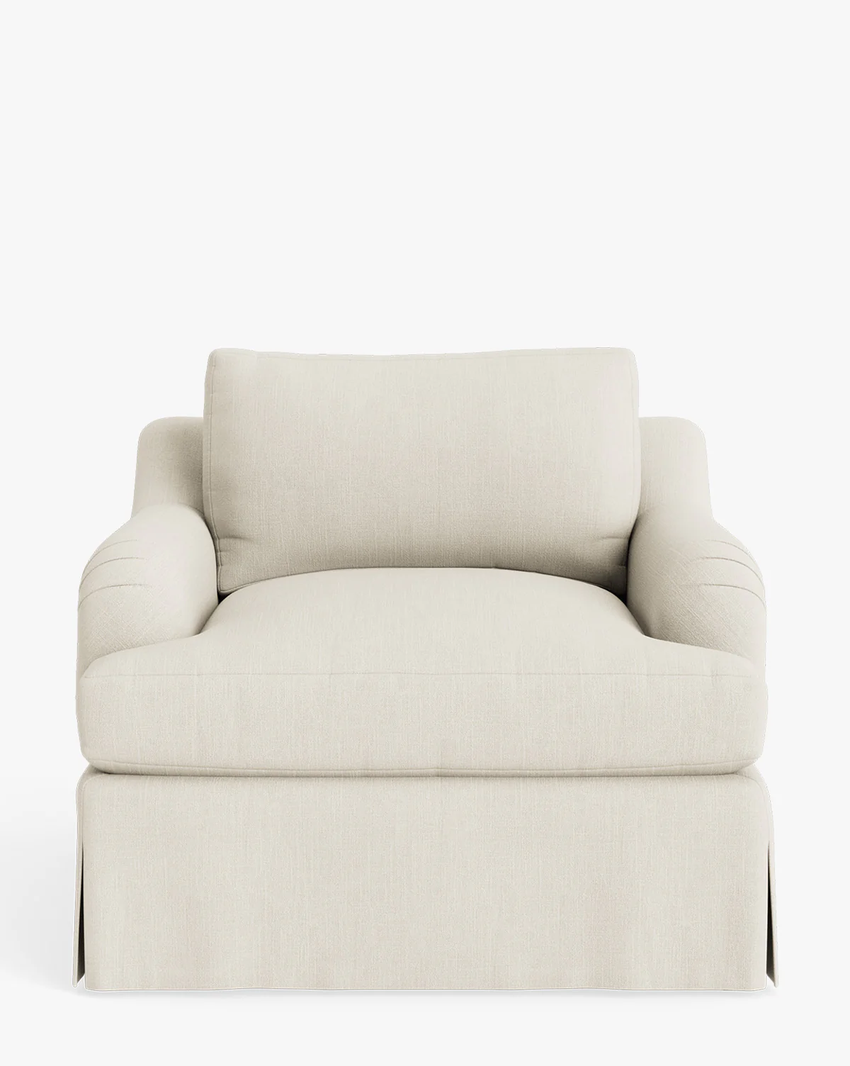 Lucille Skirted English Roll Arm Lounge Chair - Image 19
