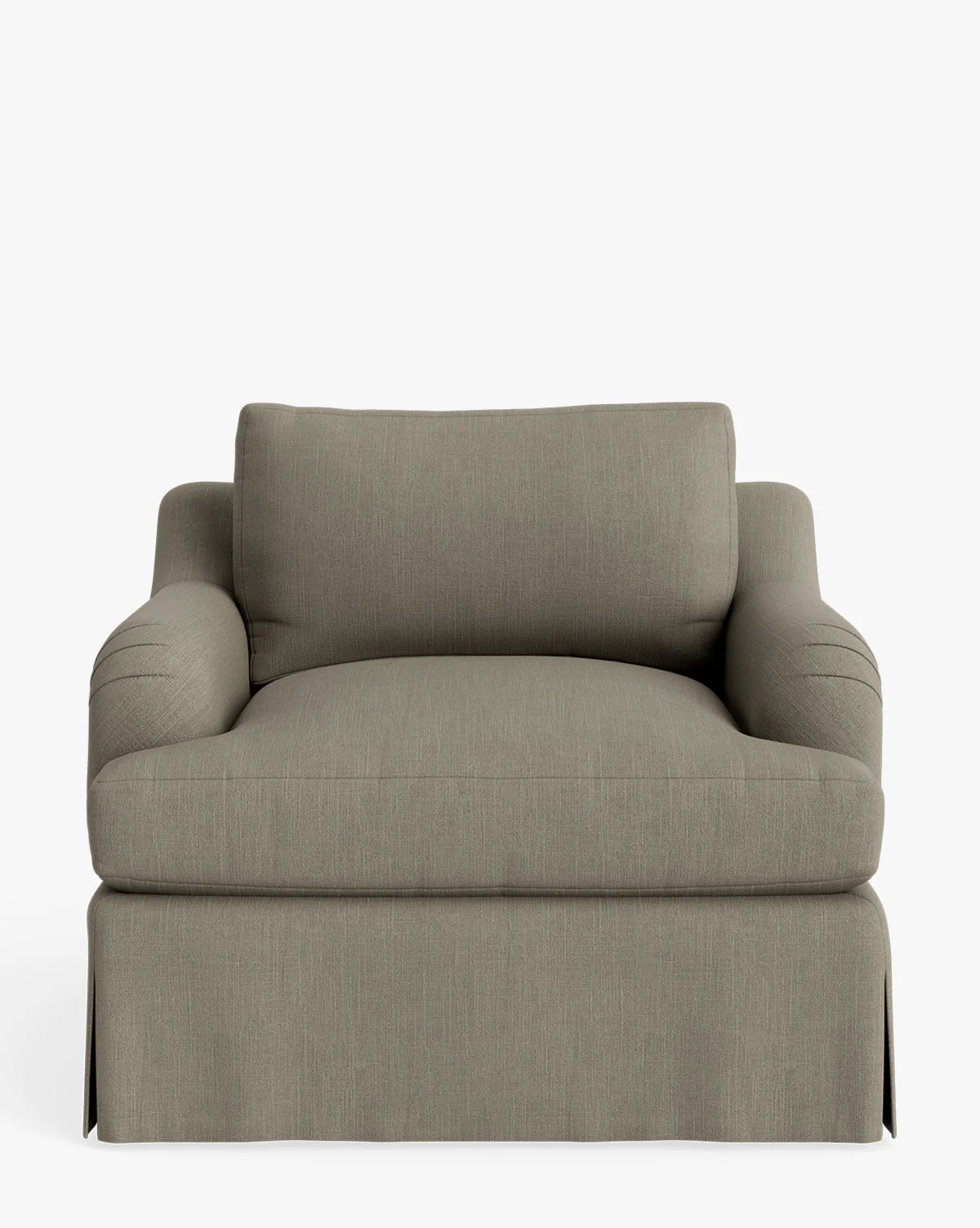 Lucille Skirted English Roll Arm Lounge Chair - Image 21