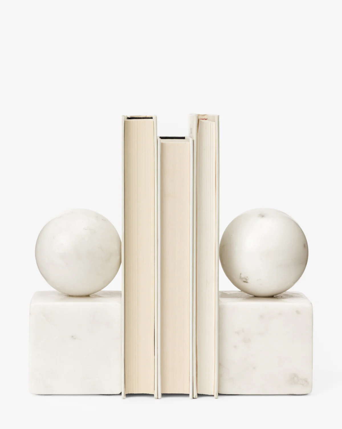 Marble Geometric Bookends (Set of 2) - Image 2