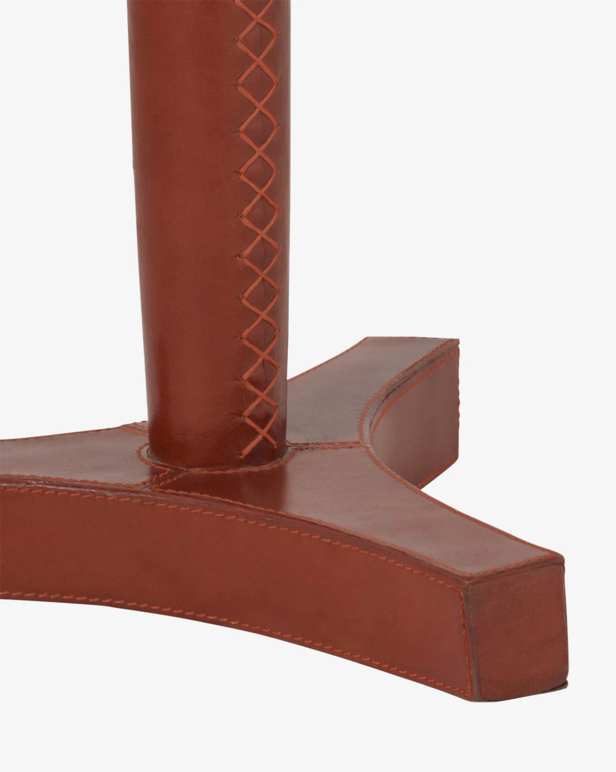 McCoy Leather Side Table - Image 3