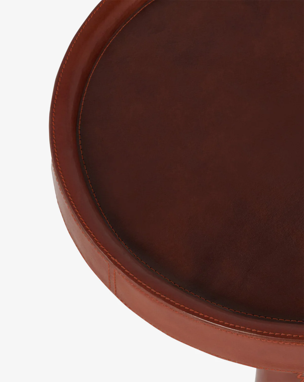 McCoy Leather Side Table - Image 4