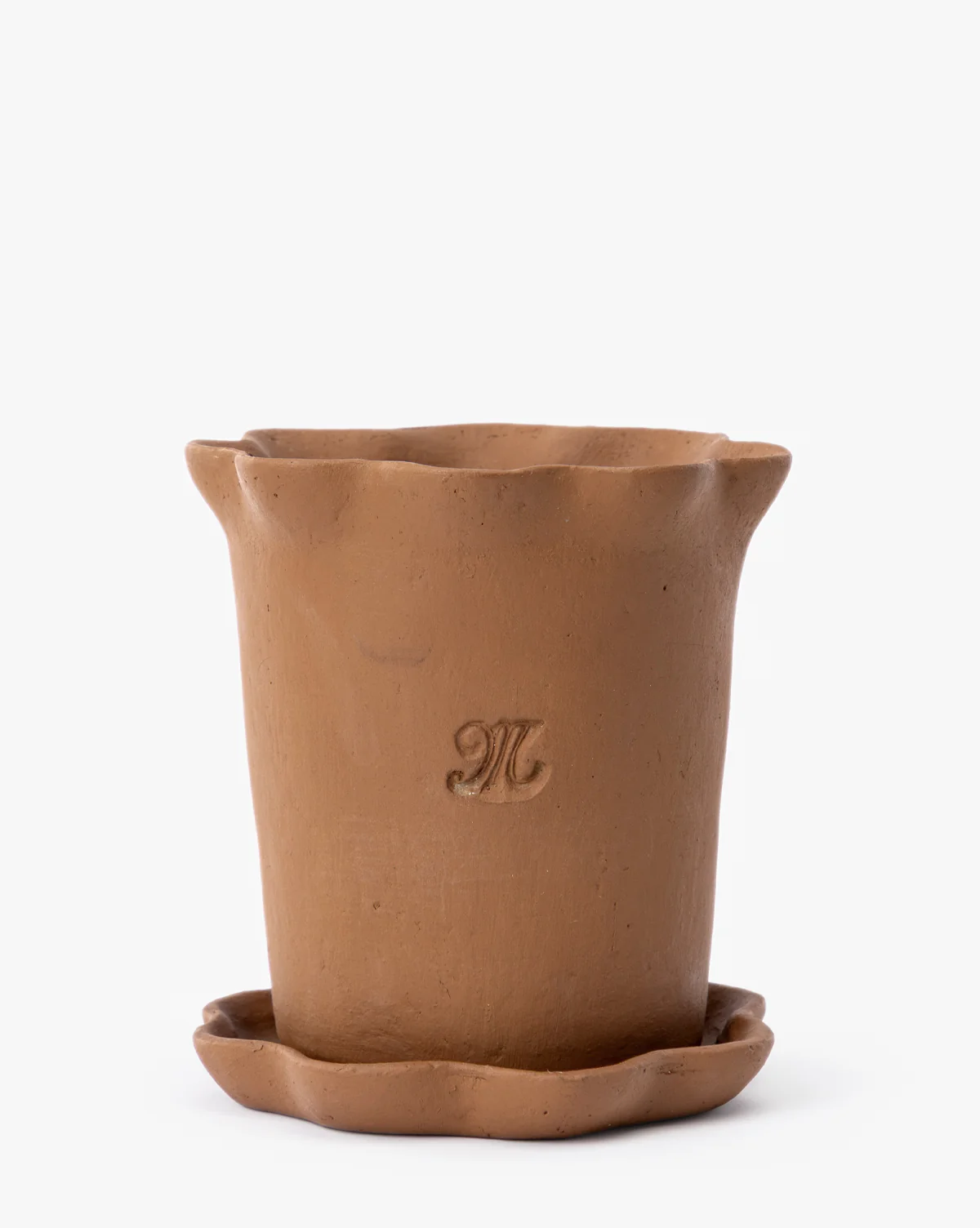McGee & Co. Terracotta Ripple Planter - Image 7