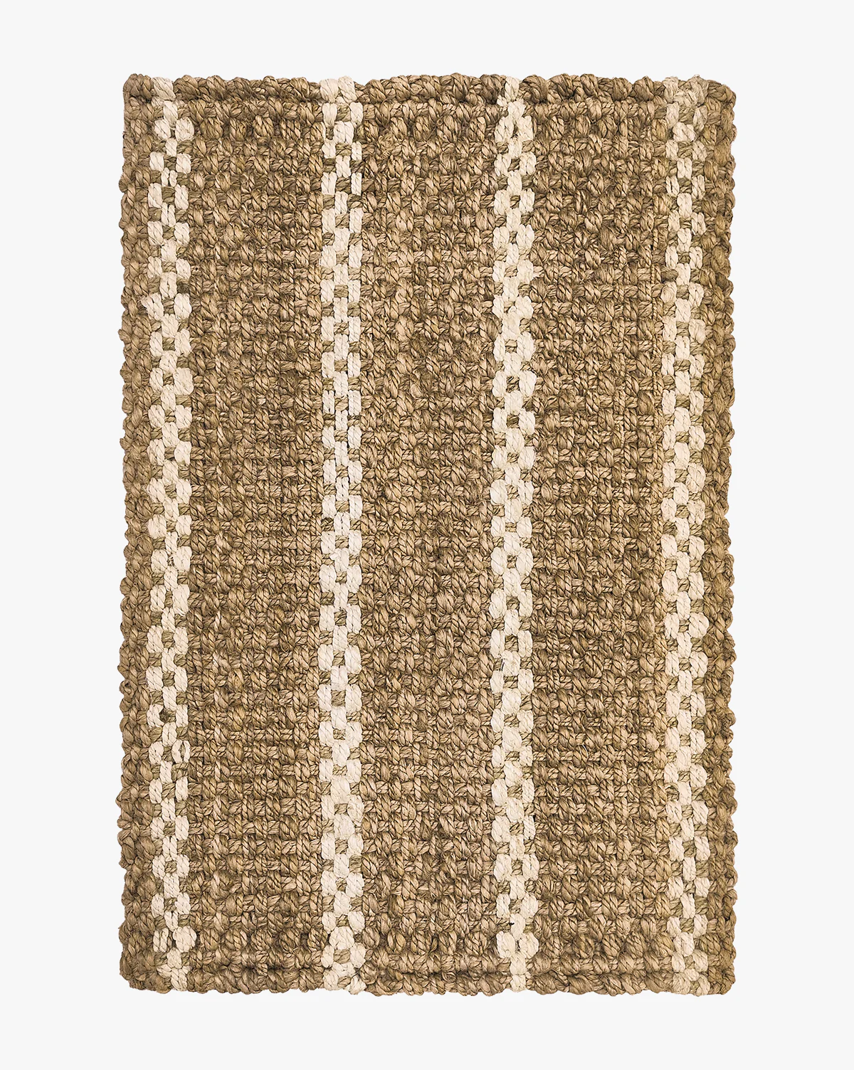 Panama Stripe Handwoven Jute Rug - Image 4