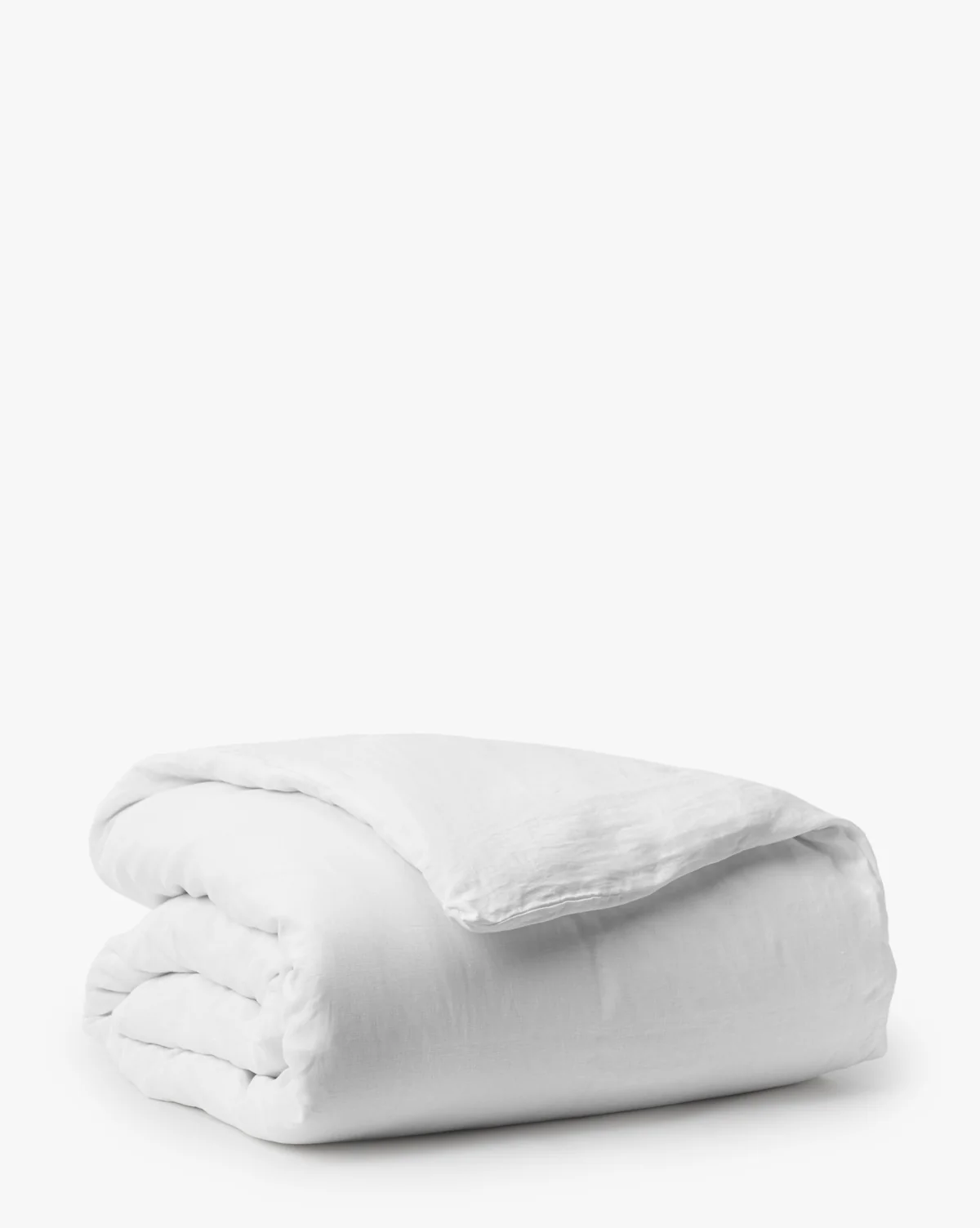 Penelope White Linen Duvet Cover - Image 3