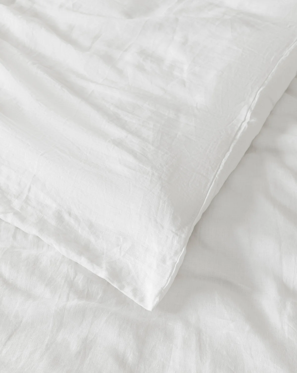 Penelope White Linen Duvet Cover - Image 7