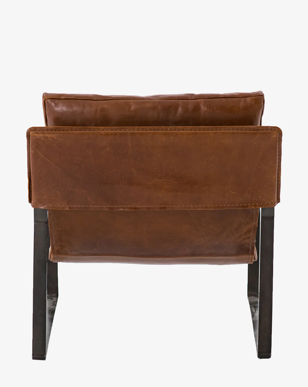 Peyton Leather Sling Chair - Image 5