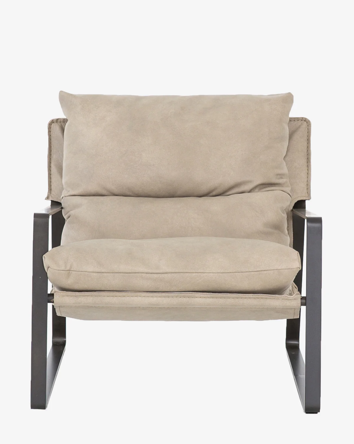 Peyton Leather Sling Chair - Image 8