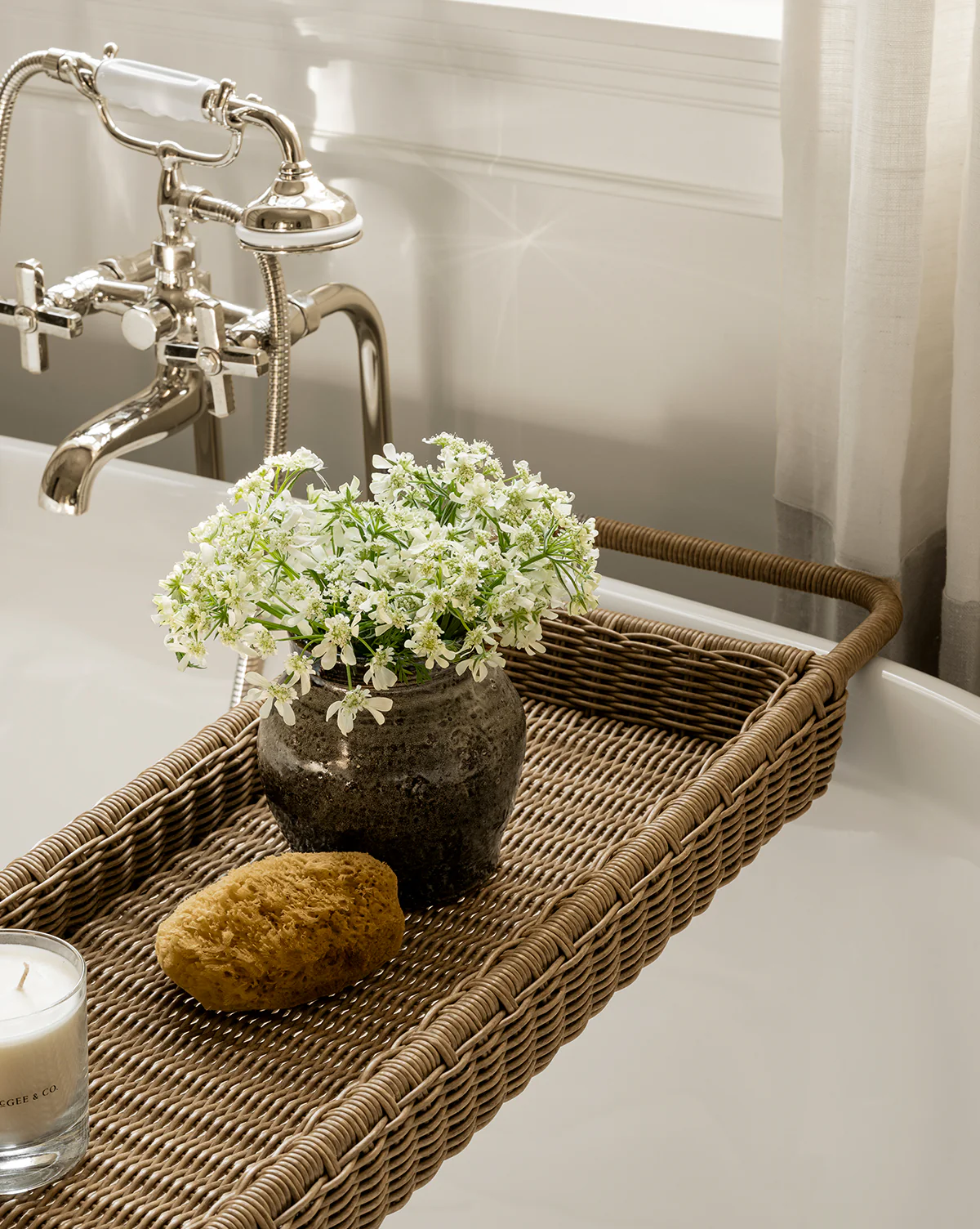 Pickens Rattan Bath Caddy - Image 4