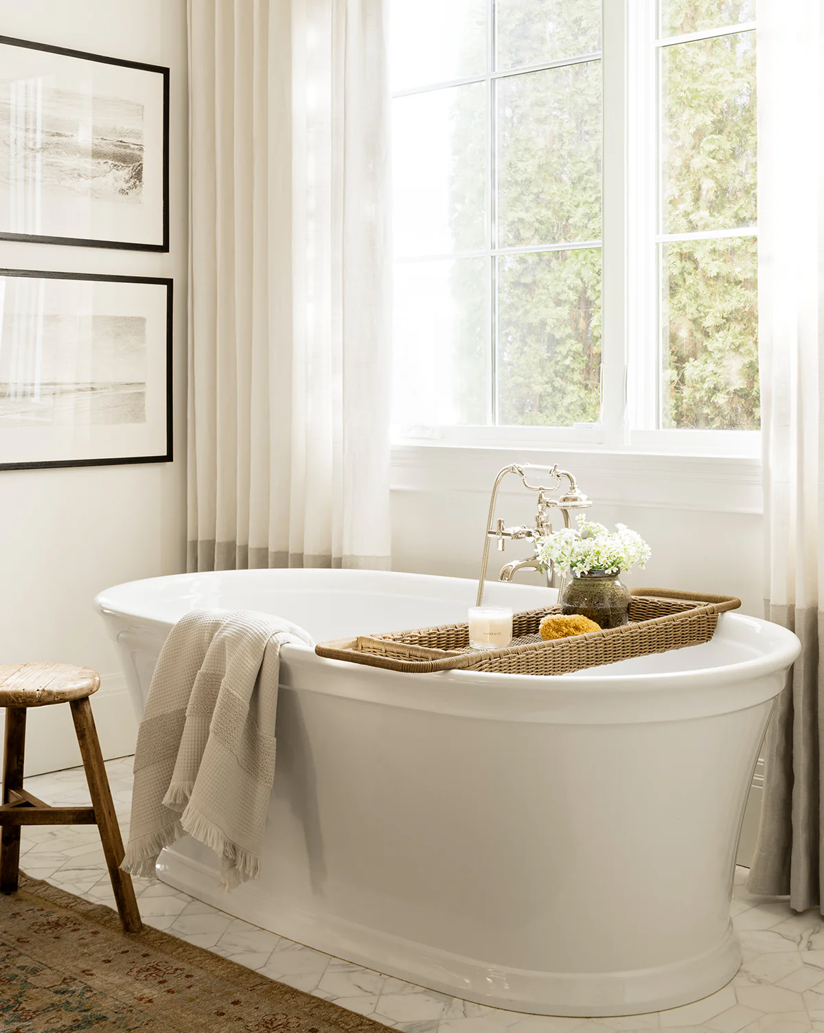 Pickens Rattan Bath Caddy - Image 5