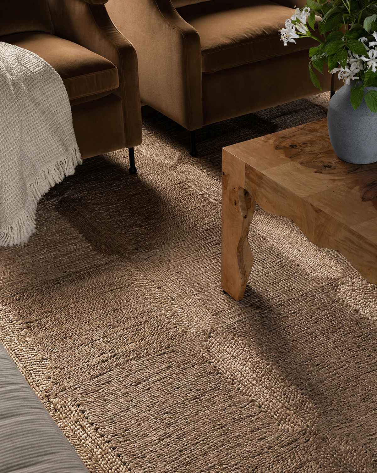 Pieced Handwoven Jute Rug - Image 6