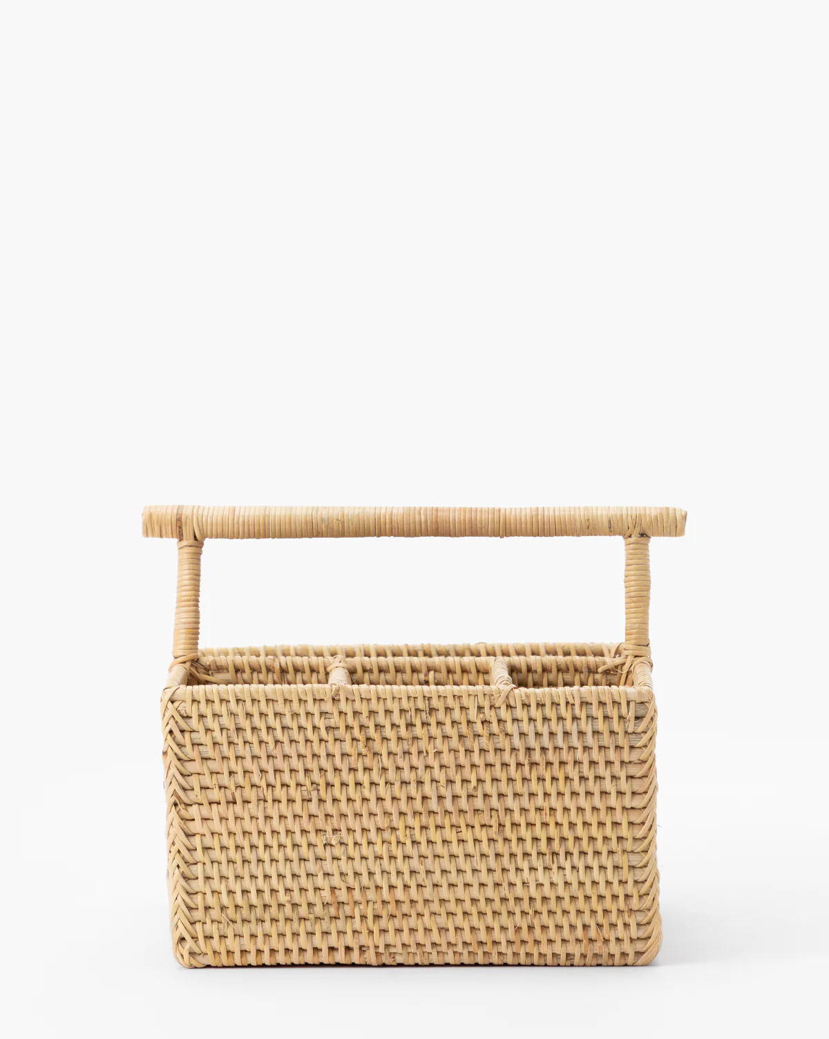 Rattan Utensil Caddy - Image 2