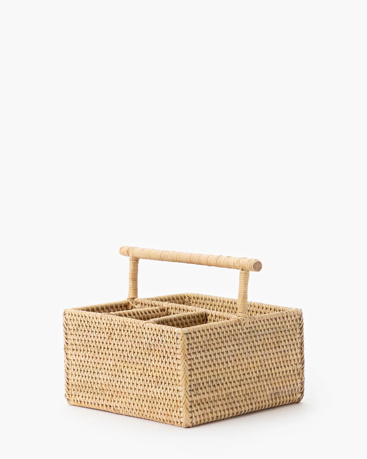 Rattan Utensil Caddy - Image 3