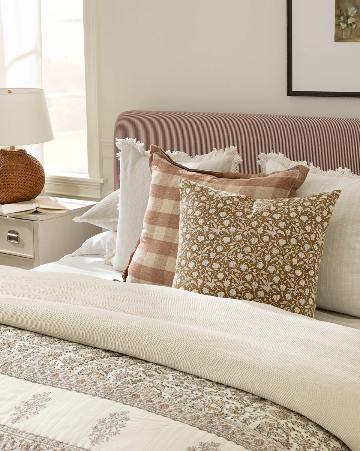 Ravenna Block Print Pillow Cover - Image 2