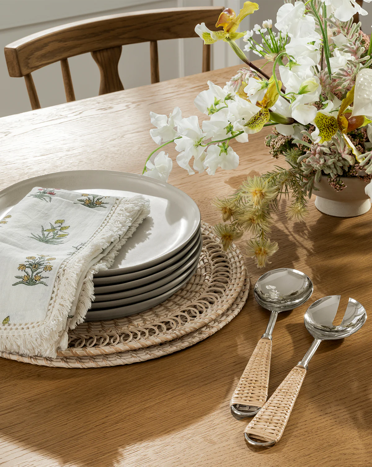 Round Rattan Placemat - Image 3