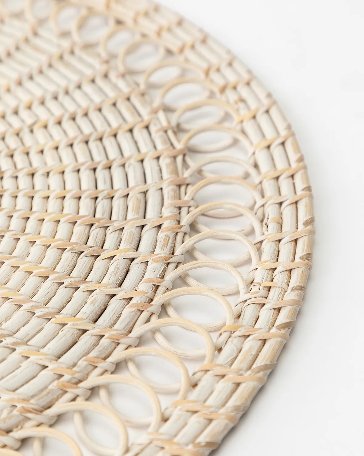 Round Rattan Placemat - Image 4