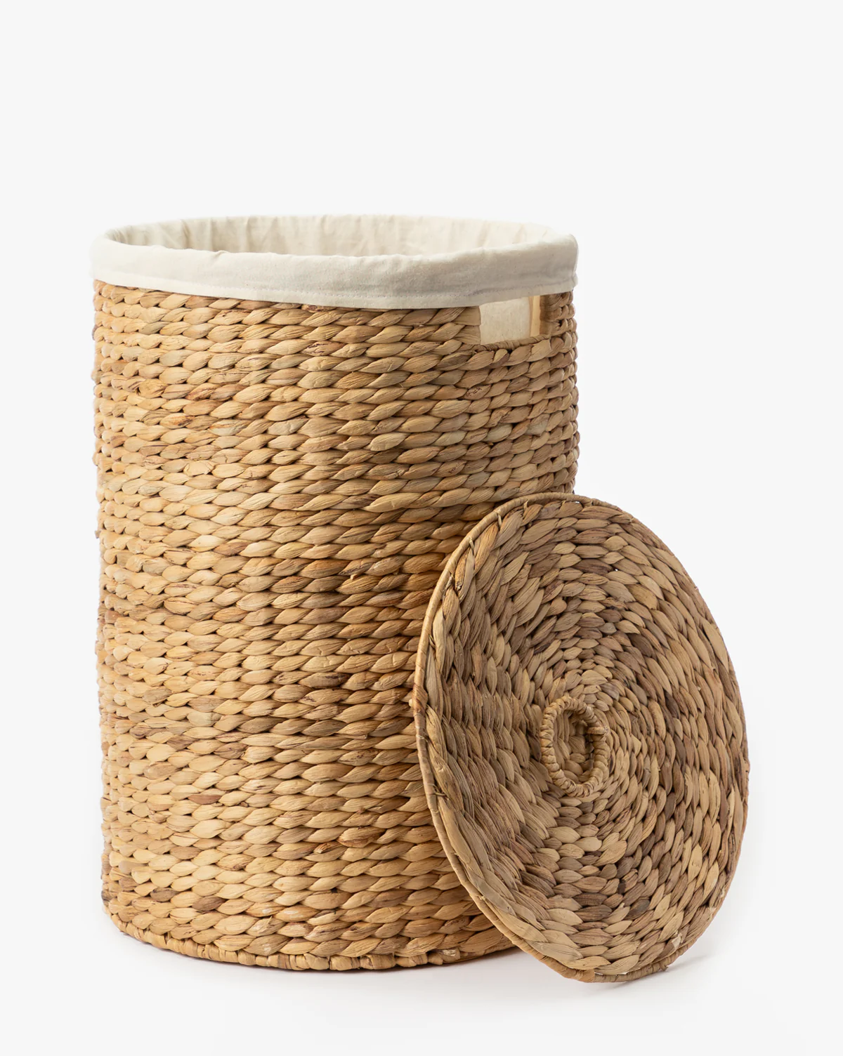 Round Water Hyacinth Basket - Image 4