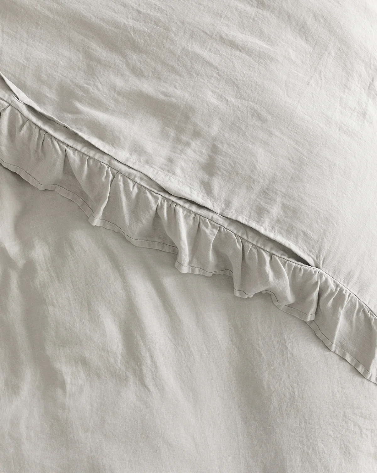 Ruffle Linen Duvet Cover - Image 7