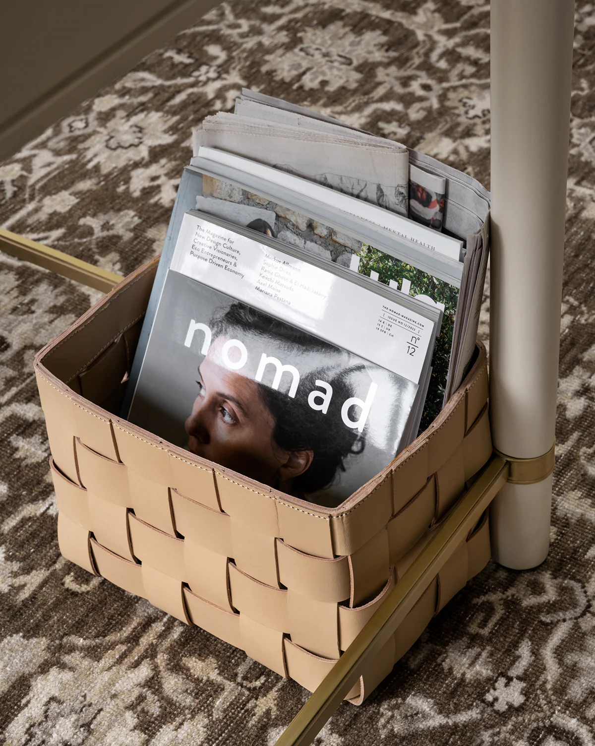 Rupert Leather Bin - Image 2