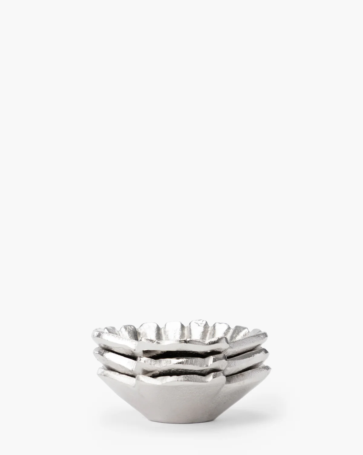 Silver Clam Shell Dishes (Set of 3) - Image 2