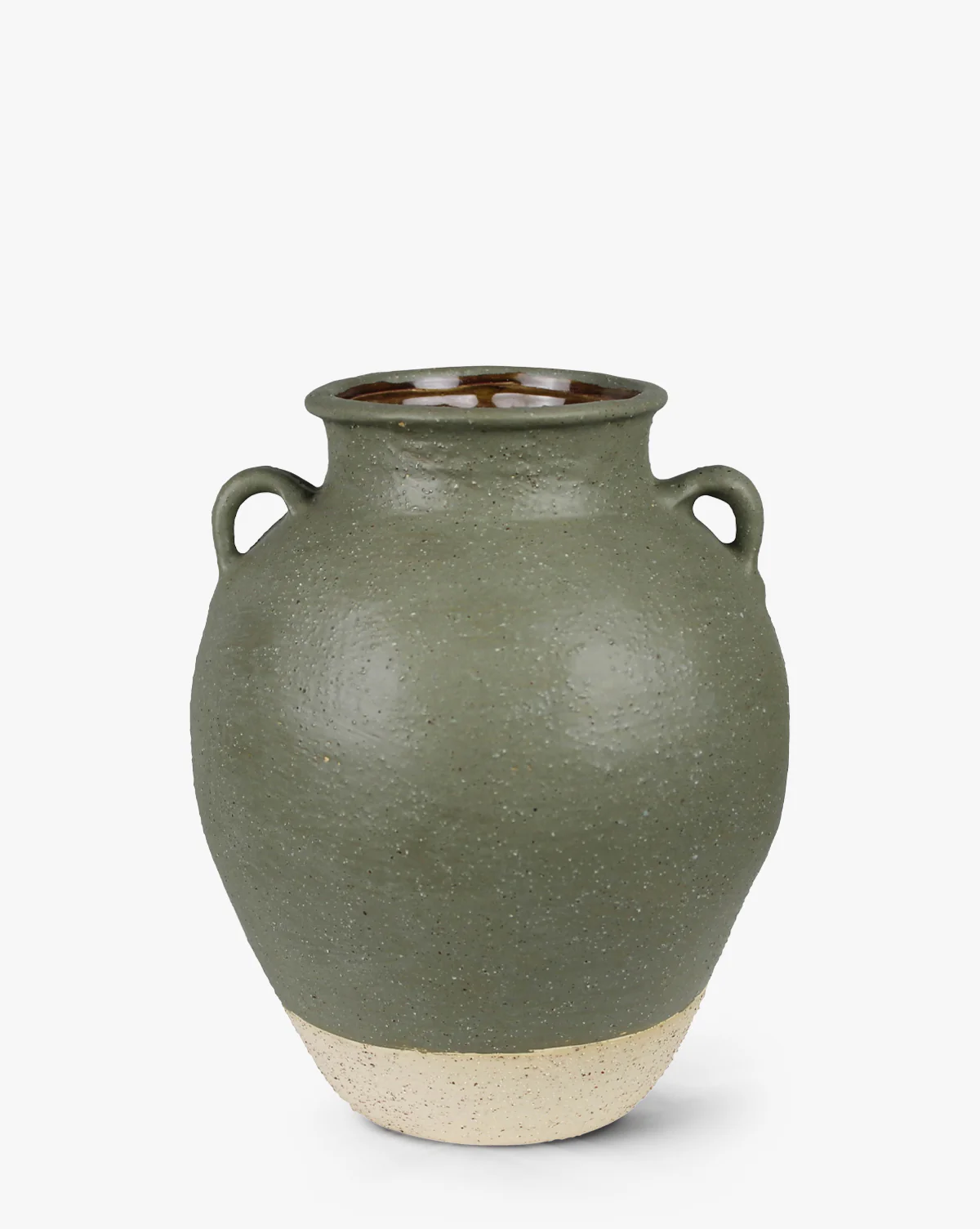 Small Handled Ceramic Pot