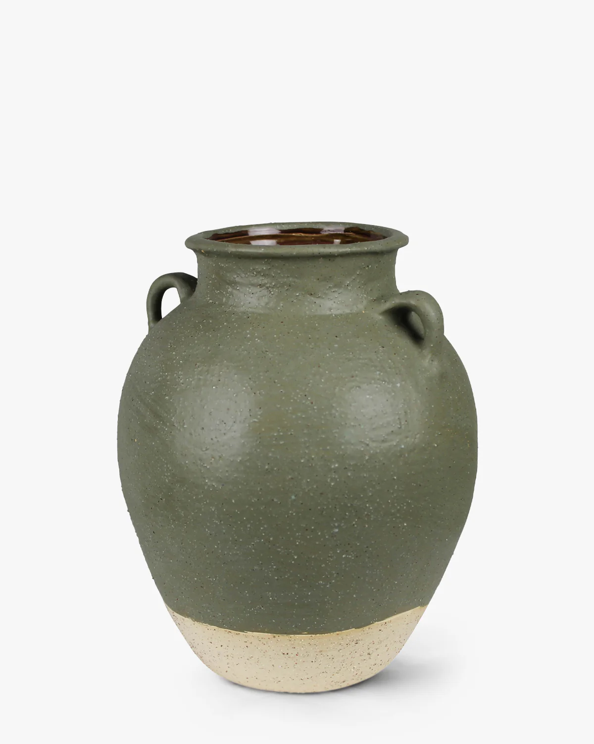Small Handled Ceramic Pot - Image 2