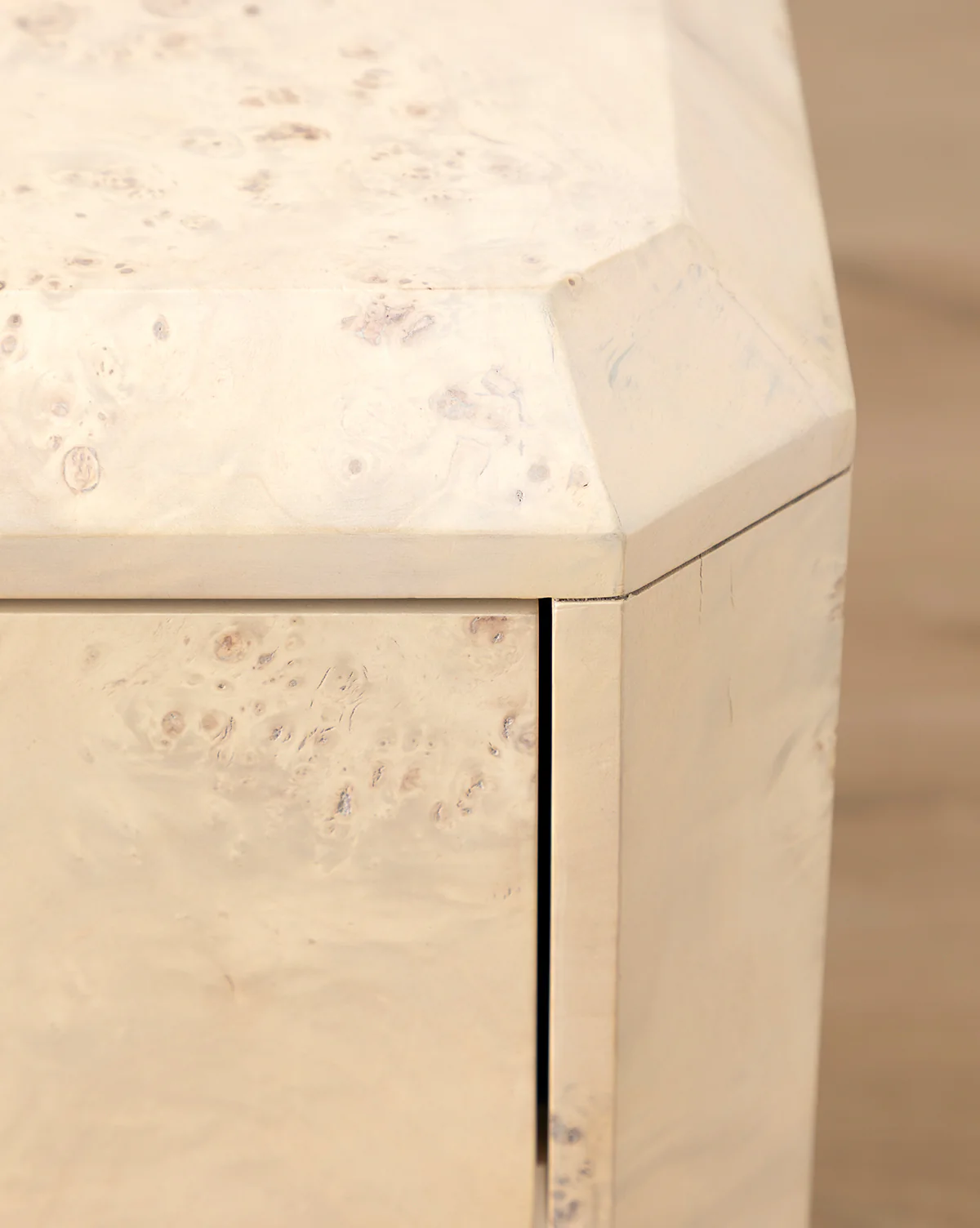Tali Burl Wood Nightstand - Image 10