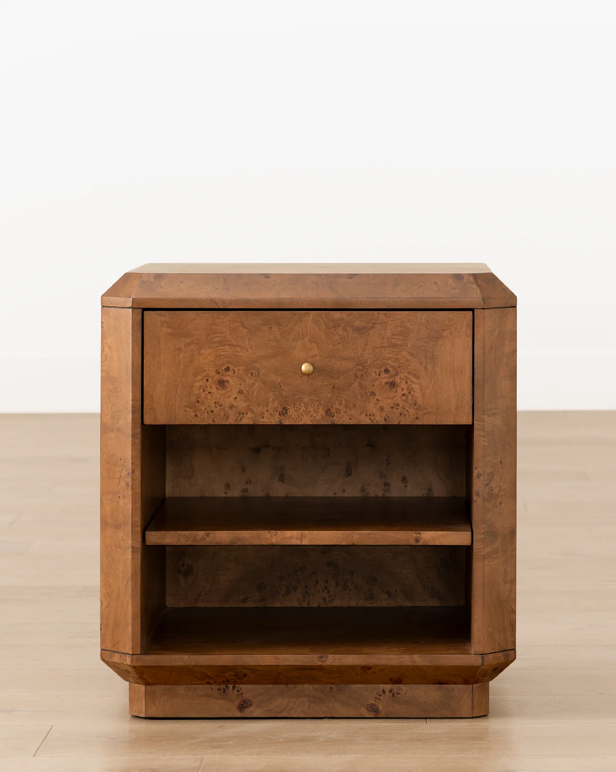 Tali Burl Wood Nightstand - Image 2