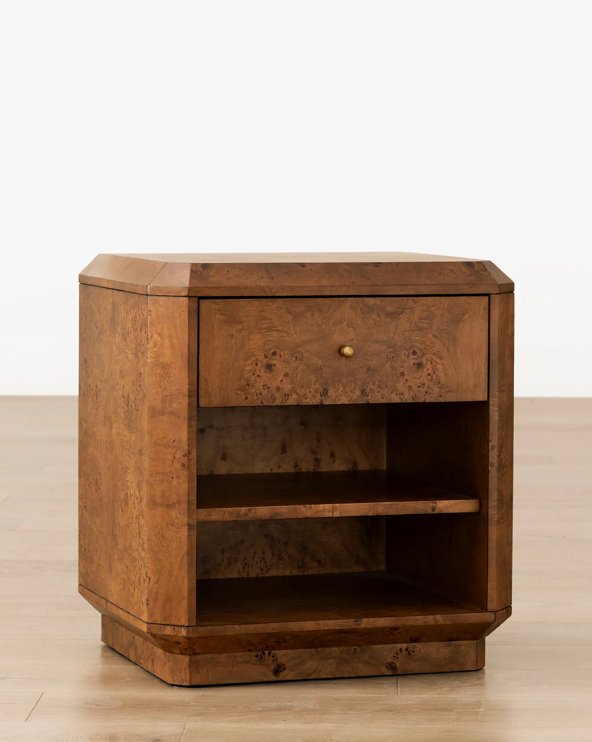 Tali Burl Wood Nightstand - Image 3