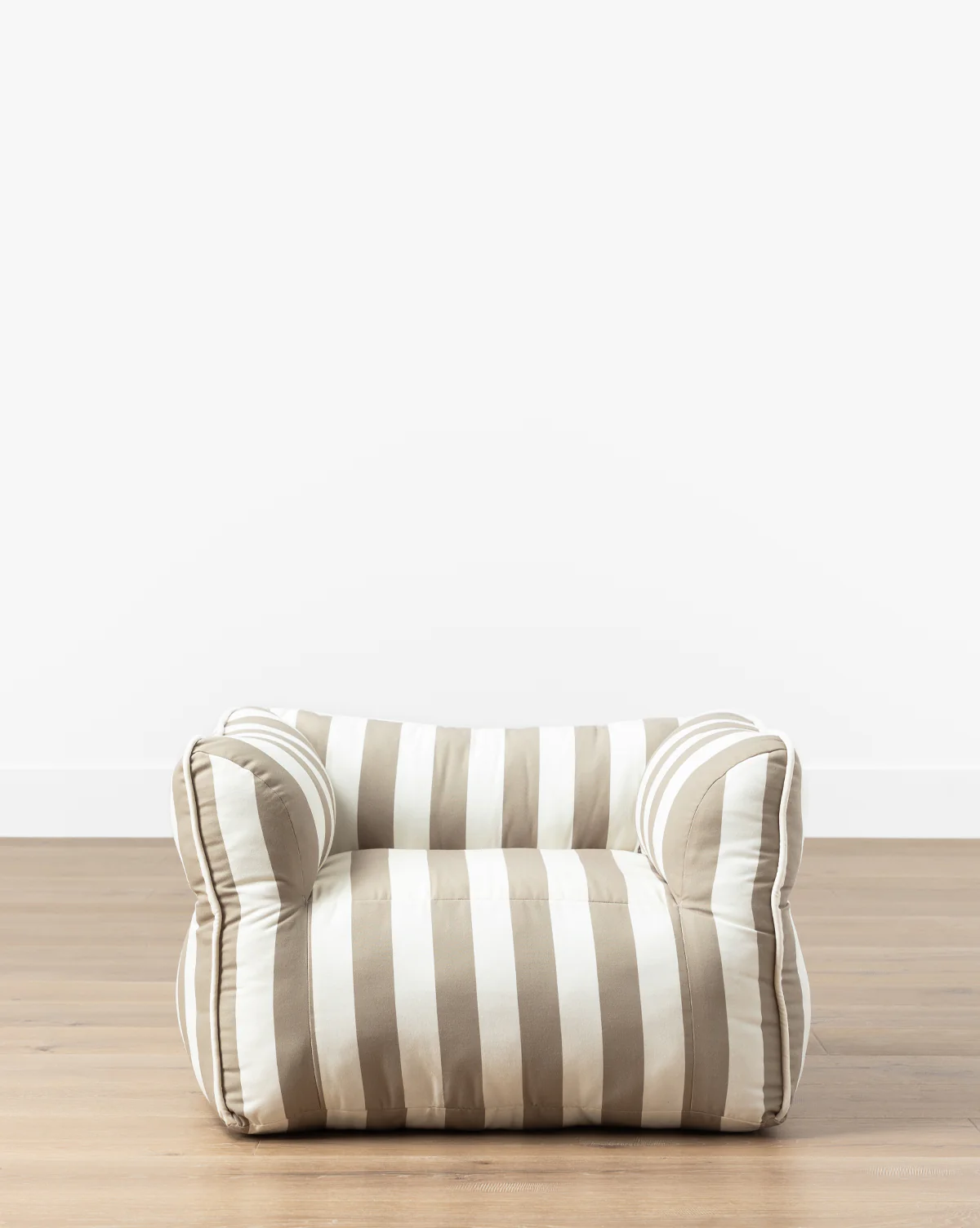 Tan Striped Kids Chair