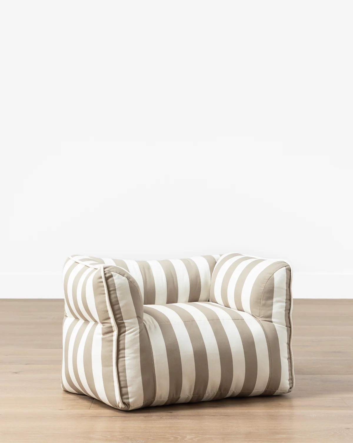 Tan Striped Kids Chair - Image 3
