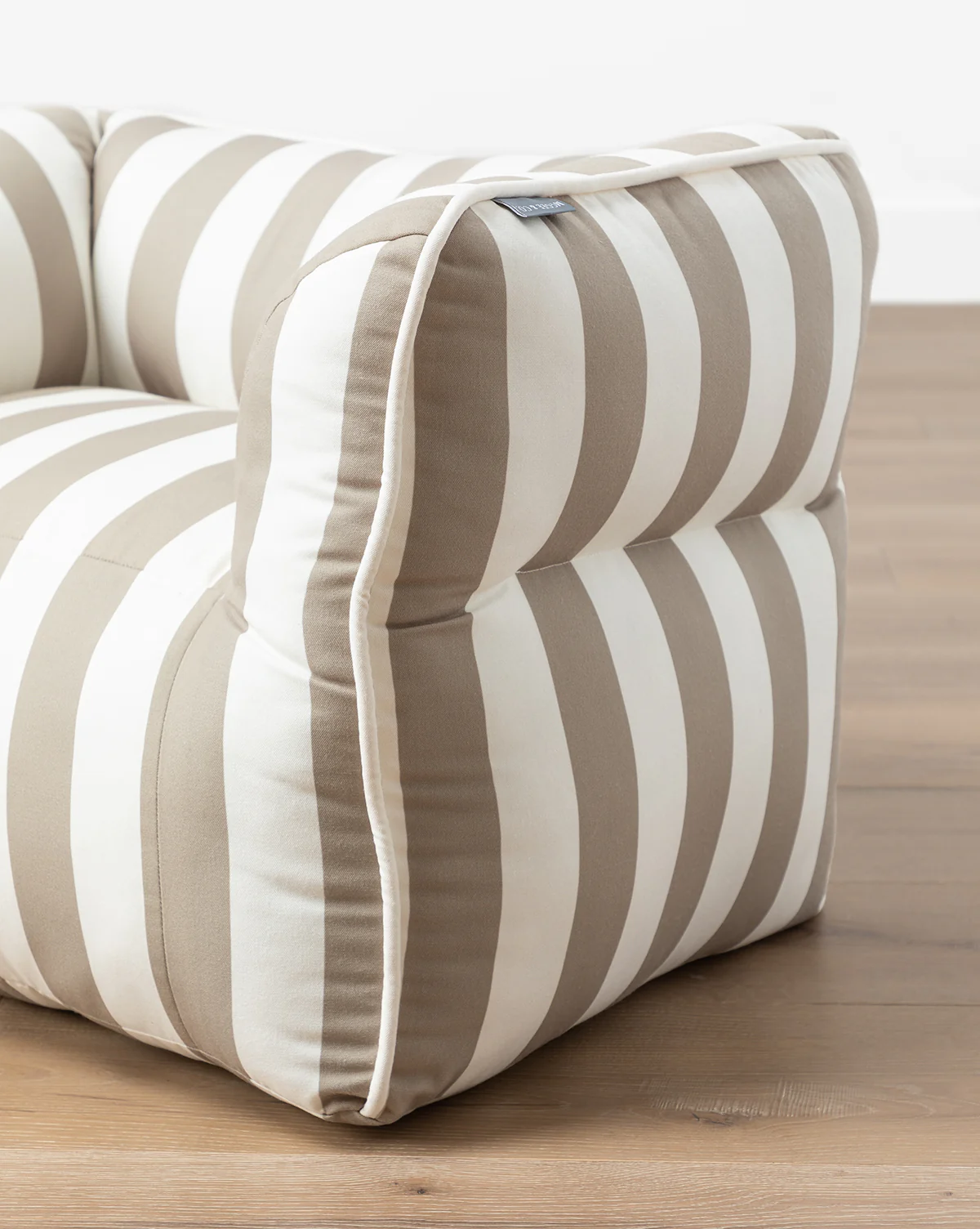 Tan Striped Kids Chair - Image 4