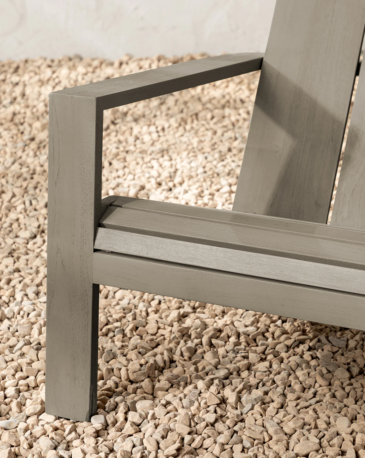 Triby Gray Teak Outdoor Lounge Chair - Image 5