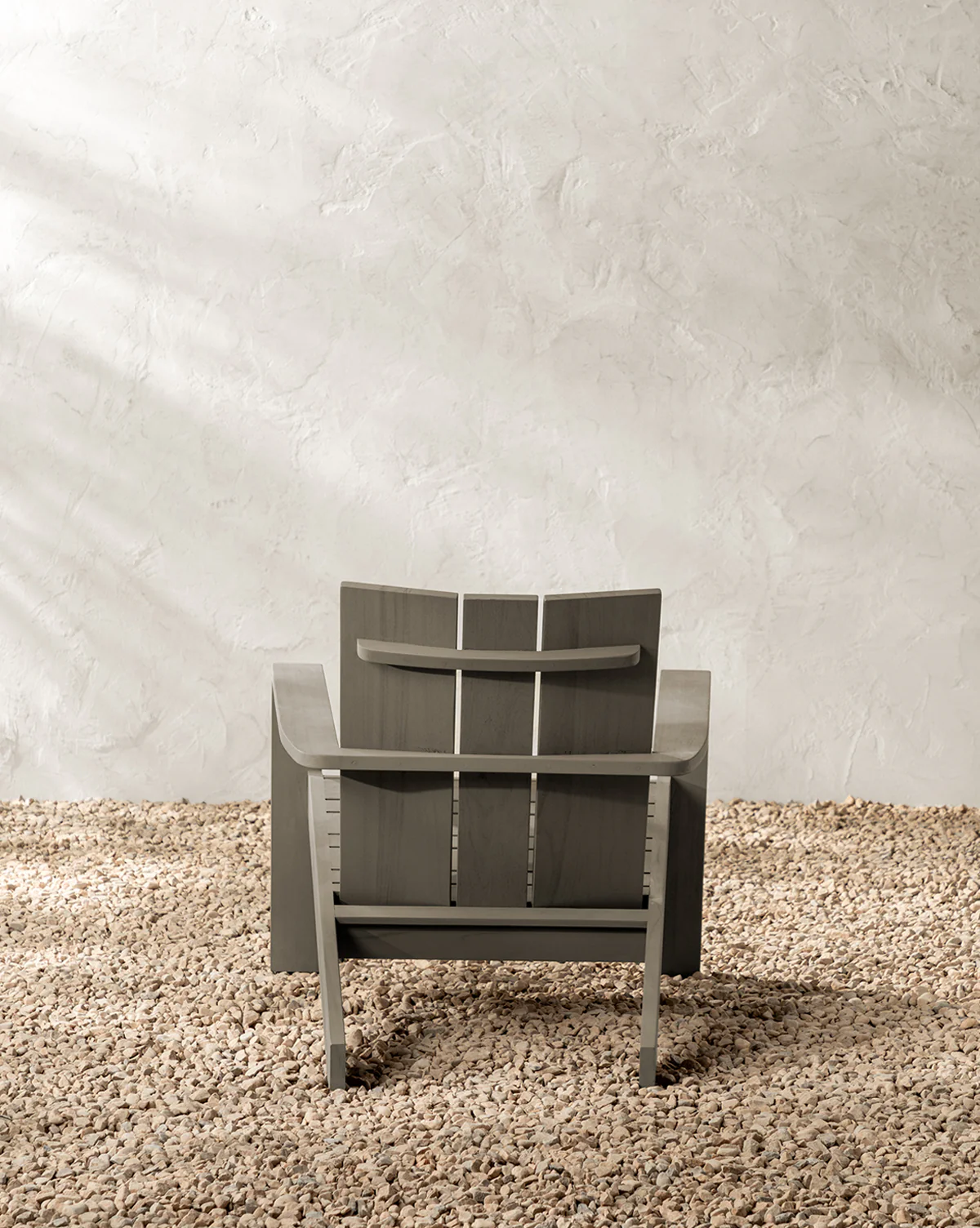 Triby Gray Teak Outdoor Lounge Chair - Image 7